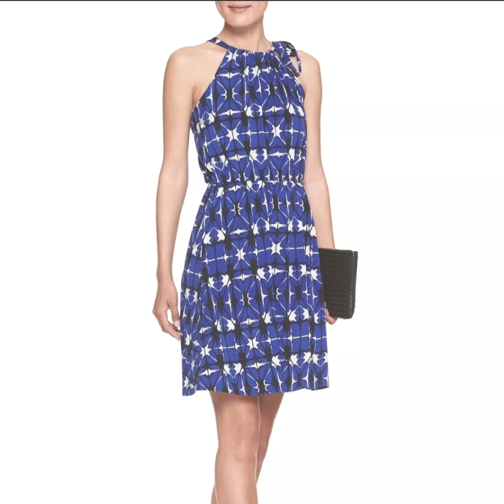 Like New Banana Republic Sleeveless Print Dress in Small